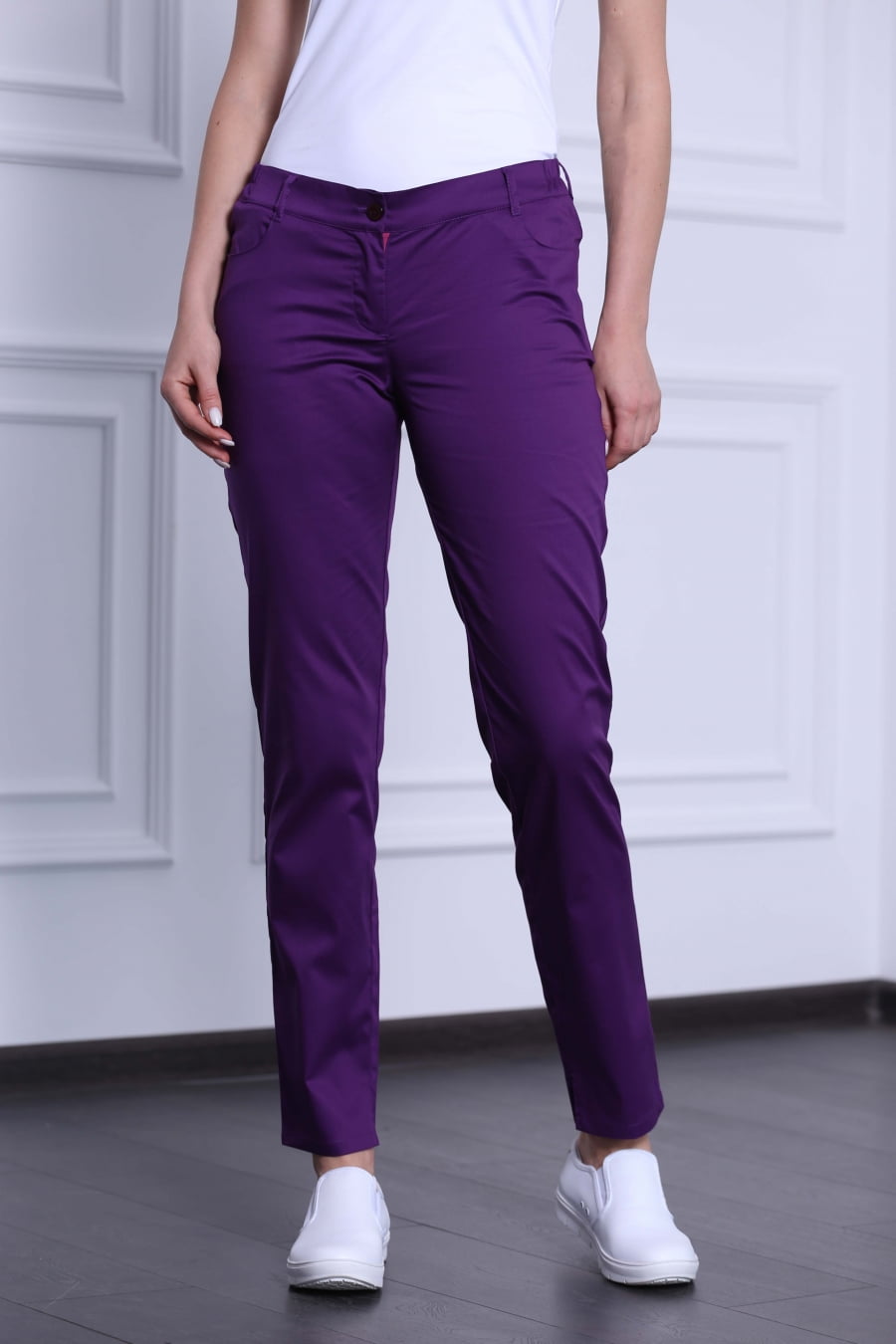Azimuth брюки фиолетовые женские